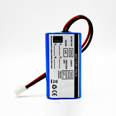 Noodverlichting zonne-energie gebruik Side By Side LiFePO4 batterijen 1500mAh 6,4 Volt