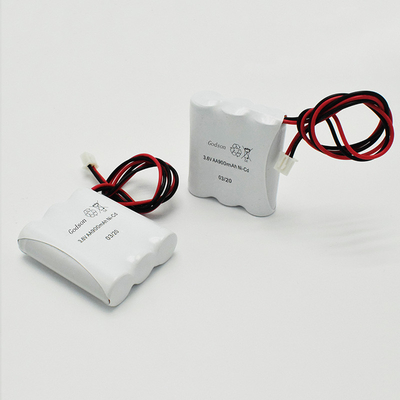 Noodverlichting Side-by-side Type Ni-Cd batterij AA900mAh 3.6V