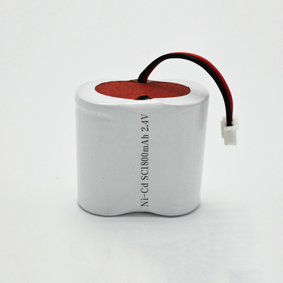 Noodverlichtingsbatterij Ni-Cd-batterij SC1800mAh 2.4V 4.32Wh Side By Side Type
