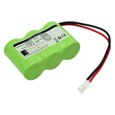 3S1P Side By Side Type 3.6V Ni-Mh C4700mAh Hoge temperatuur oplaadbare batterij OEM PVC