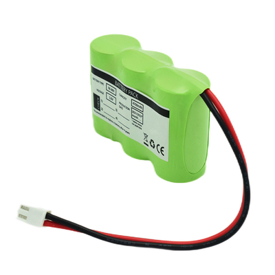 3S1P Side By Side Type 3.6V Ni-Mh C4700mAh Hoge temperatuur oplaadbare batterij OEM PVC