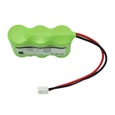 3S1P Side By Side Type 3.6V Ni-Mh C4700mAh Hoge temperatuur oplaadbare batterij OEM PVC