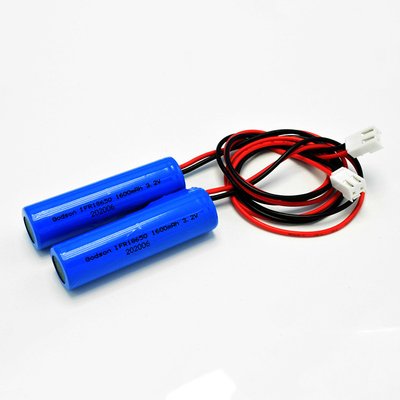Single Type IFR 18650*1 Cell met PCM 1.6Ah 3.2V LiFePO4 cilindrische batterijen