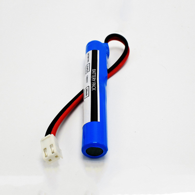 PVC Stick Type IFR 18650*2 Cell In Series Met Beschermingscontrolemodule 0.6Ah 6.4V LiFePO4 cilindrische batterijen