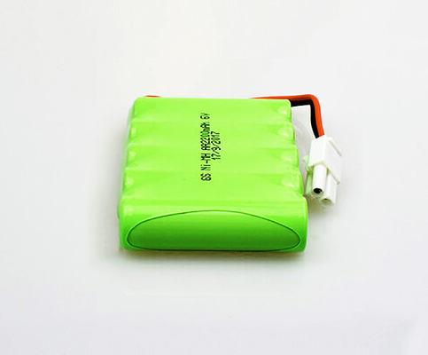Navulbare aa-Nooduitgang Lichte Batterijen NiMH 2200mAh 6.0V
