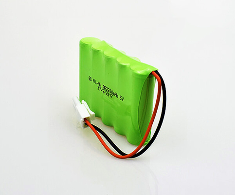 Navulbare aa-Nooduitgang Lichte Batterijen NiMH 2200mAh 6.0V