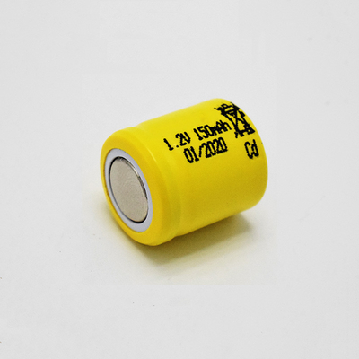 De navulbare 1,2 V-Cel van de de Batterijnoodverlichting 150mAh van CD van Ni