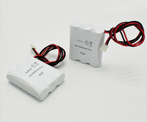 Aa900mah Batterij van Nooduitgang de Lichte Batterijen JST XHP 2P NiCd