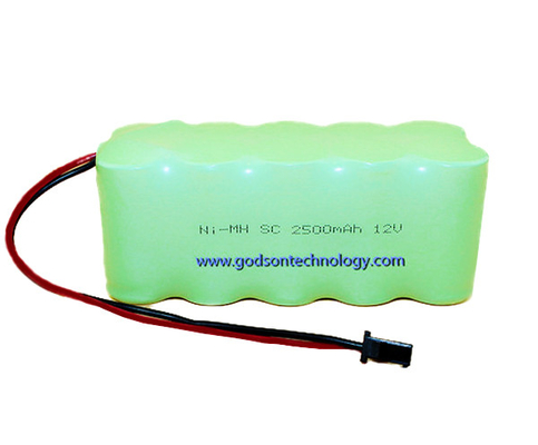 Navulbaar de Batterij12v Sc 2500mAh van NiMH van Nooduitgang Licht Batterijen
