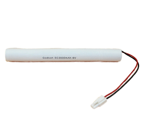 Batterij SC2000mAh 6.0V van CD van noodsituatie snakt de Lichte Ni Levensduurcel