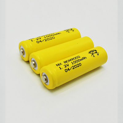 Geel pvc 1,2 Type van de Batterijcellen het Navulbare AA1000mAh Stok van V Nicd