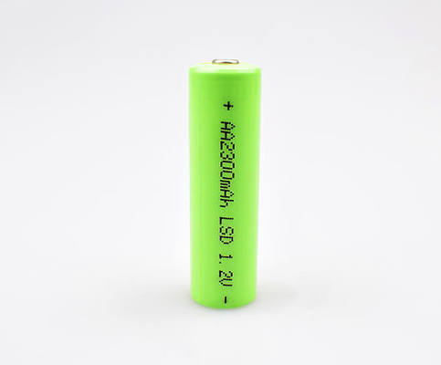 3,6 V-Batterijcel de op hoge temperatuur aa 2300mAh 1.2V van Ni MH voor Noodverlichting