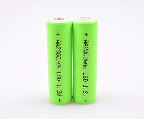 3,6 V-Batterijcel de op hoge temperatuur aa 2300mAh 1.2V van Ni MH voor Noodverlichting