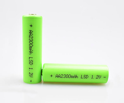 3,6 V-Batterijcel de op hoge temperatuur aa 2300mAh 1.2V van Ni MH voor Noodverlichting