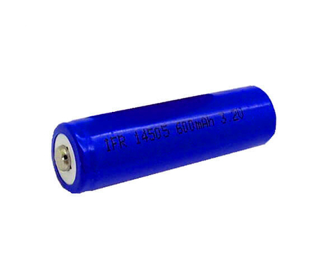 3.2V 14505 Lithiumbatterij 600 MAh Cell For Emergency Lighting