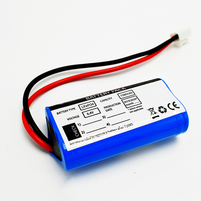 Het navulbare 1500 Naast elkaar Type van MAh Battery Pack LiFePO4 6.4V
