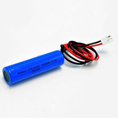 Cilindrische Nooduitgang Lichte Batterijen LiFePO4 IFR18650 1600mAh 3.2V