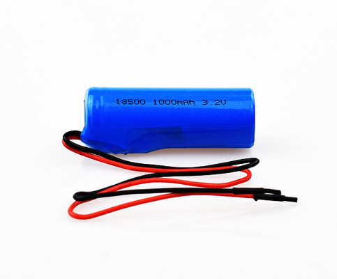 LiFePO4 Lithium nooduitgangsaandrijving 18500 3.2V 1000mAh