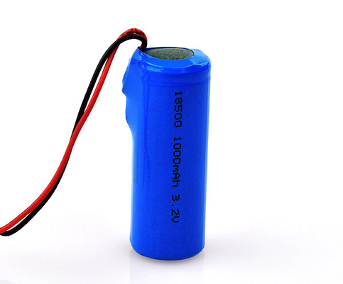 LiFePO4 Lithium nooduitgangsaandrijving 18500 3.2V 1000mAh
