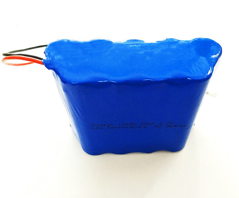 Noodverlichting 3,7 V-de Lage Temperatuurbatterij ICR18650 20Ah van de Lithiumcel