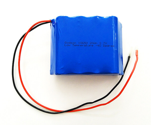 Noodverlichting 3,7 V-de Lage Temperatuurbatterij ICR18650 20Ah van de Lithiumcel