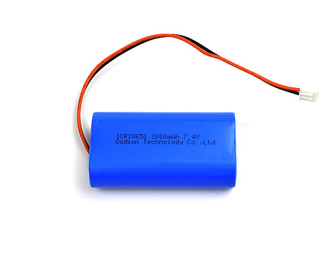 Milieuvriendelijk 7,4 van het de Batterijlithium van V 2000mah Navulbaar het Ijzerpak