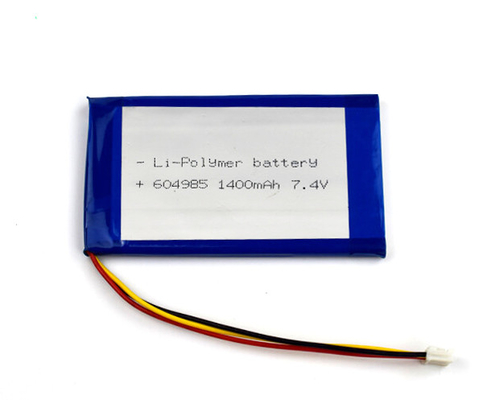 Lithiumpolymeer 55g 7,4 Cellen 604985 van V Li Ion Battery 1400mAh