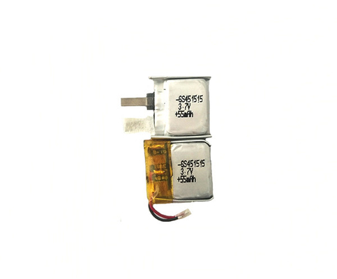 451515 de Batterij 55mAh van het Lithiumpolymeer 3,7 Volt met Goede Veiligheid