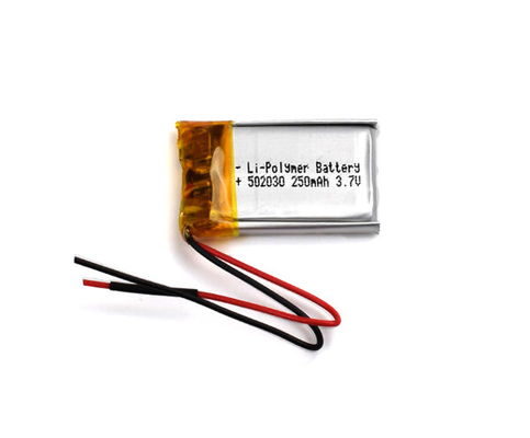 3.7Volt Batterij 502030 250mAh van het lithiumpolymeer voor Noodverlichting
