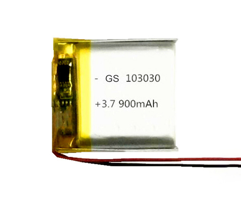 900mAh 3,7 V-Batterijenlithium Ion Polymer 103030 17g voor kabeltelevisie