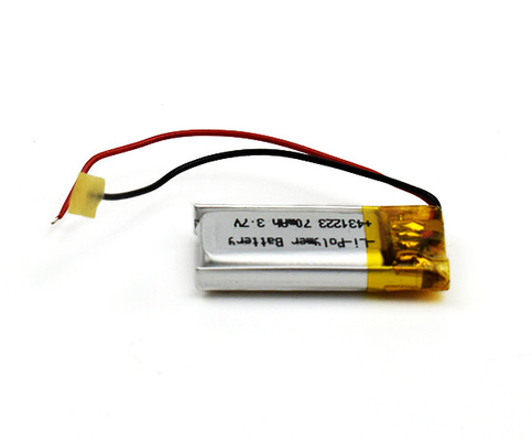 van het de Batterij Navulbare Lithium van 3.7V 70mAh Lipo het Polymeercel 431223