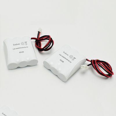 Van de het Tekenbatterij van de AA900mAh3.6v Nooduitgang van de Vervangingsnicd het Jasje van pvc
