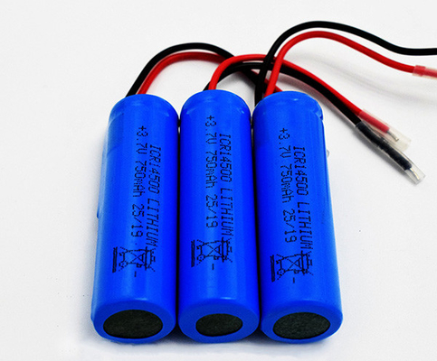 het Lithiumbatterij van 750mAh 3.7V ICR14500 Geurloos met pvc-Jasje
