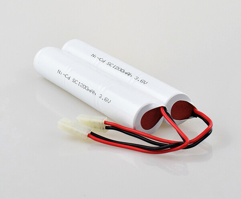 SC1200mAh van de de Batterij Nikkel-cadmium Cel van 3,6 Voltnicd de Stokpak
