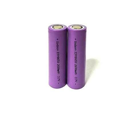 van het de Noodsituatie de Lichte Lithium van 2600mAh 3.7V Batterij ICR18650 2000 Keer Cyclus