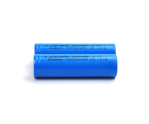 Navulbare Geurloze het Lithiumbatterij van ICR18650 3,7 V 2000mAh