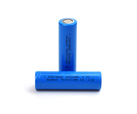 Navulbare Geurloze het Lithiumbatterij van ICR18650 3,7 V 2000mAh