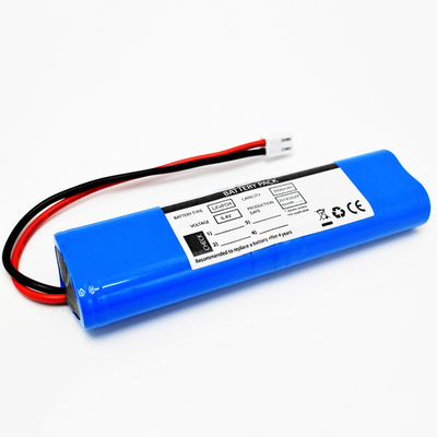 De Batterij6.4v Blauw pvc van de noodverlichtingbatterij LiFePO4 3000mah