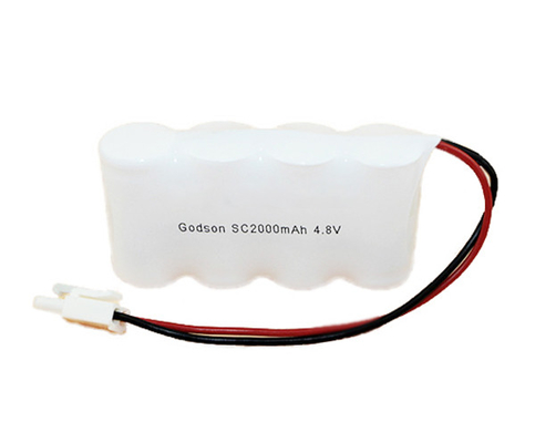 Pak 4,8 V SC2000mAh NiCd 36g van Naast elkaar Nooduitgang Licht Batterijen