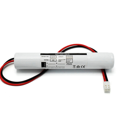 3.6 van de Nooduitgang de Lichte Batterijen 71g van V C2500mAh NiCd Batterij van het de Stokpak