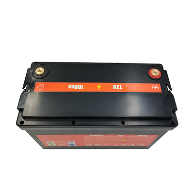 100Ah 12V LiFePO4 oplaadbare batterij 1800W Golfkartenbatterij Lithiumbatterij