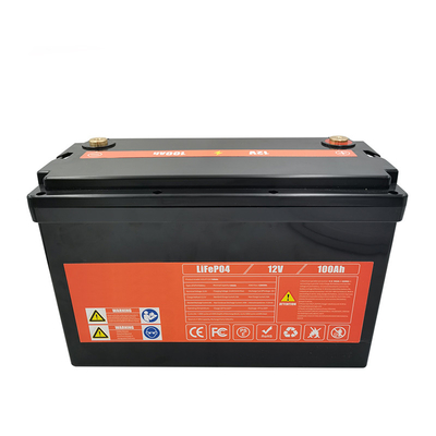 100Ah 12V LiFePO4 oplaadbare batterij 1800W Golfkartenbatterij Lithiumbatterij