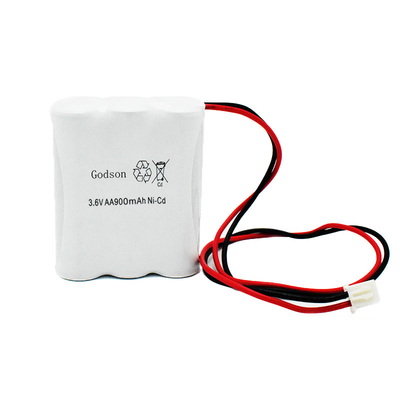 Van de het Tekenbatterij van de AA900mAh3.6v Nooduitgang van de Vervangingsnicd het Jasje van pvc